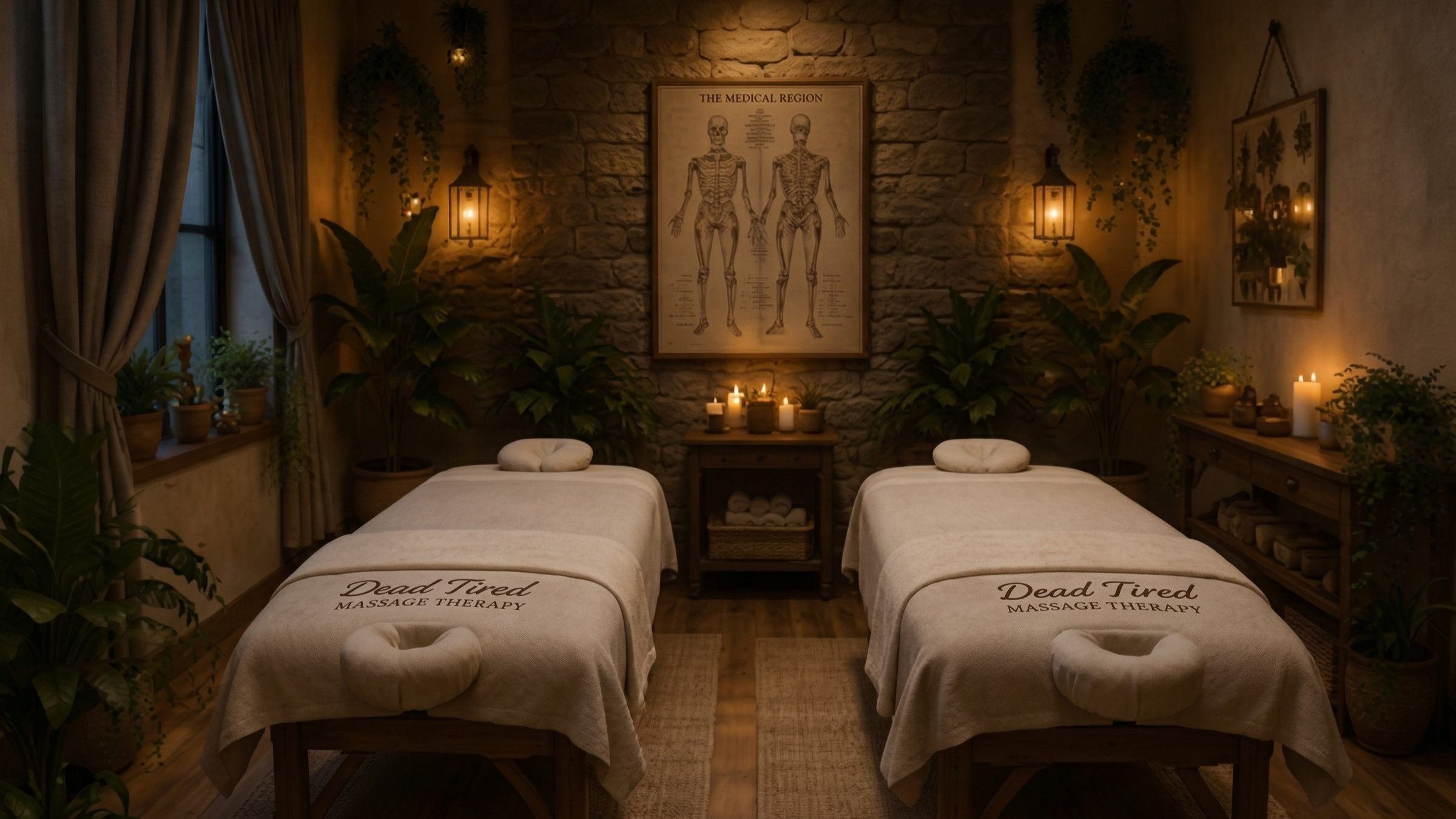 Massage therapy treatment photo featured in the home page carousel.